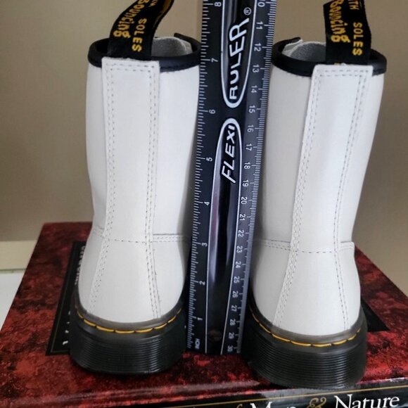 Dr. Martens ZAVALA Combat Boots - Dr. Martens | white, black shoelaces | size US - Picture 7 of 10